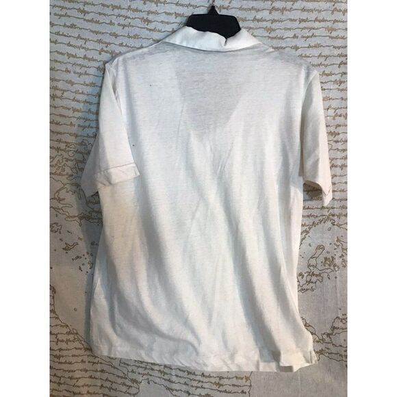 Vintage Tournament By Arrow Men L Single Stitch Short Sleeve Golf Polo Shirt. i - Picture 7 of 8